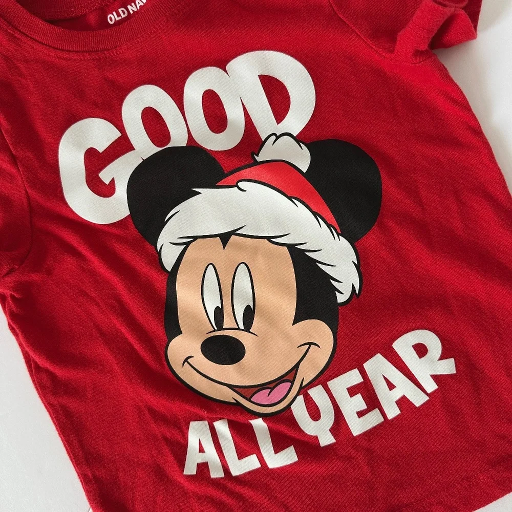 NWOT Toddler Mickey Mouse Christmas Shirt
